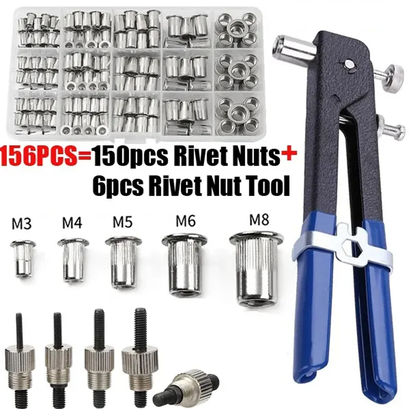 Home Improvement Kit - Набор из 150 заклепочных гаек из
