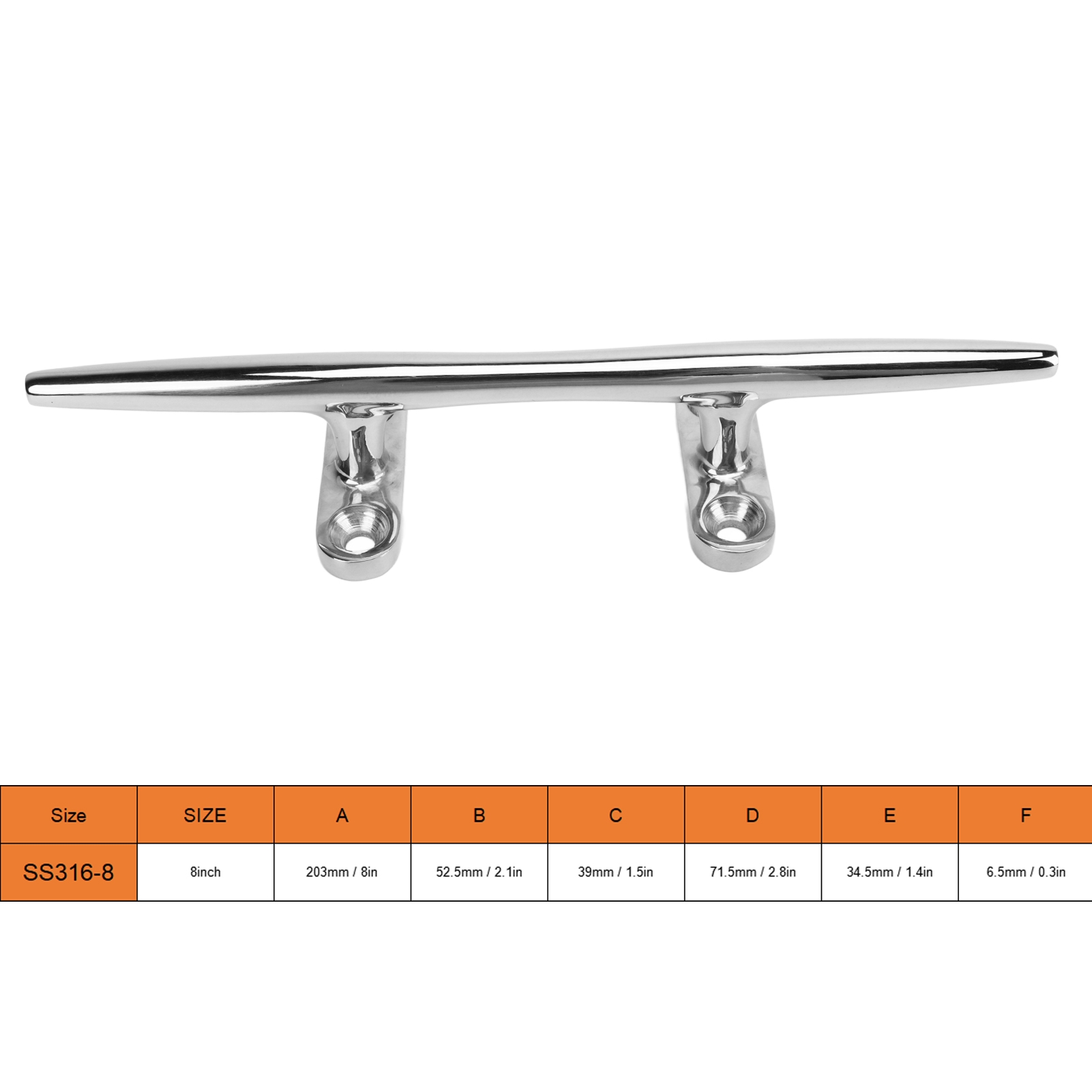 Канатный кнехт с открытым осно – обзор и цена Deck Screw Stainless