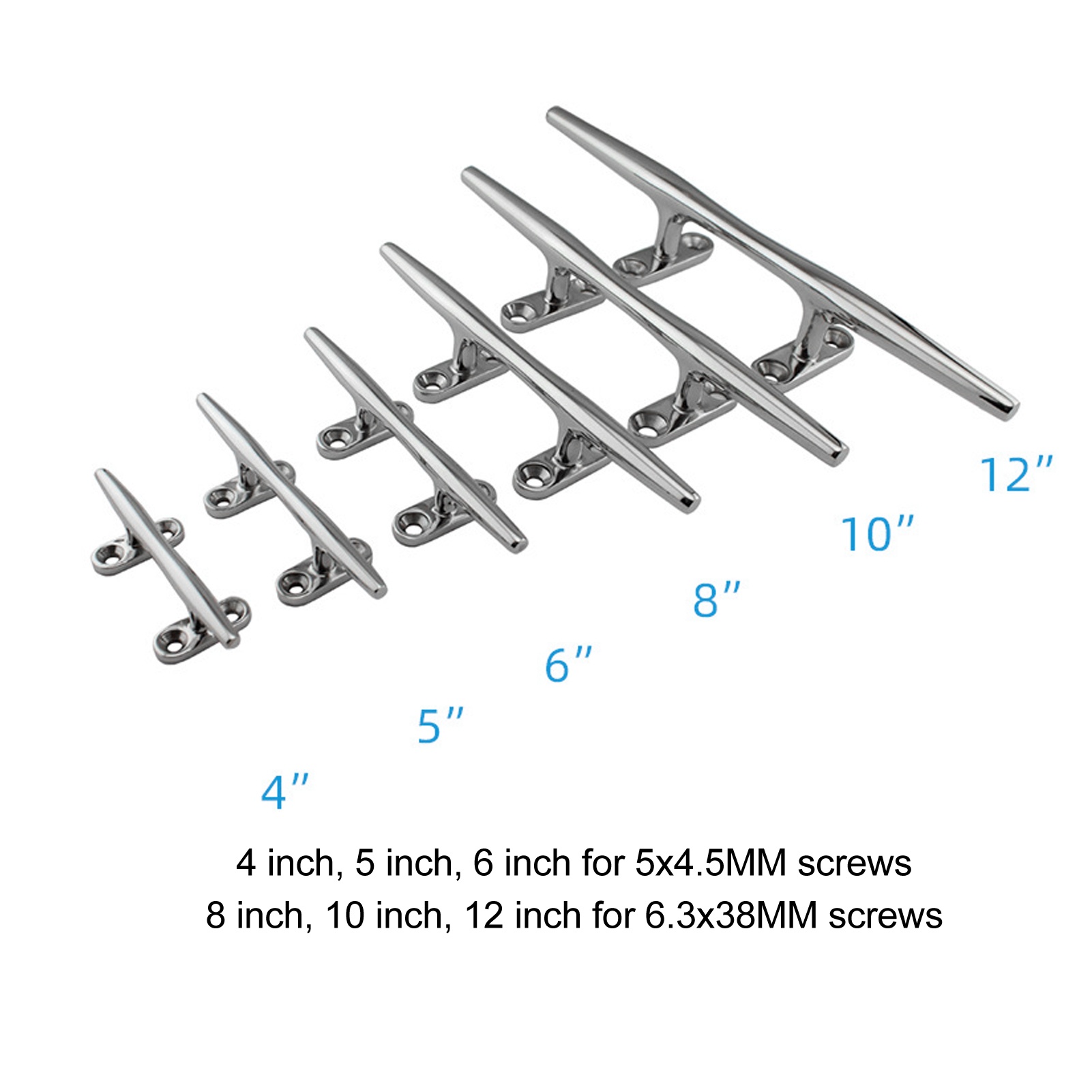 Канатный кнехт с открытым осно – обзор и цена Deck Screw Stainless