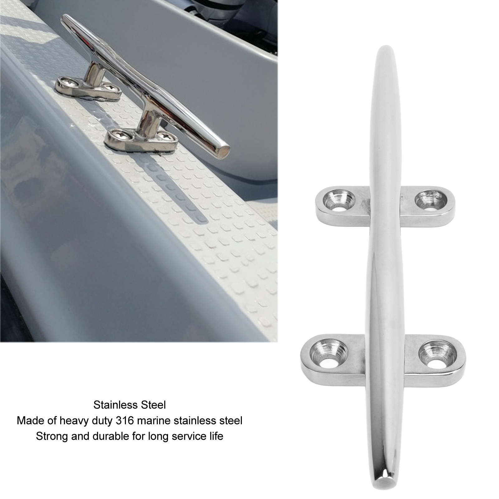 Канатный кнехт с открытым осно – обзор и цена Deck Screw Stainless